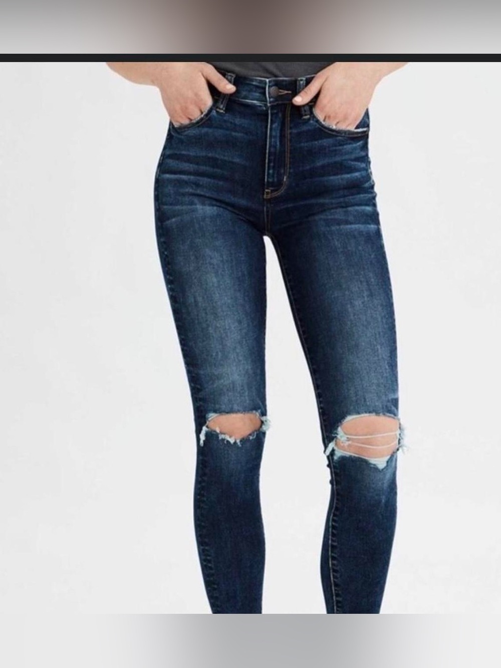American Eagle super high-rise jeggings size 10 regular